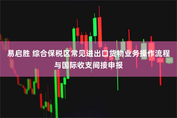 易启胜 综合保税区常见进出口货物业务操作流程与国际收支间接申报